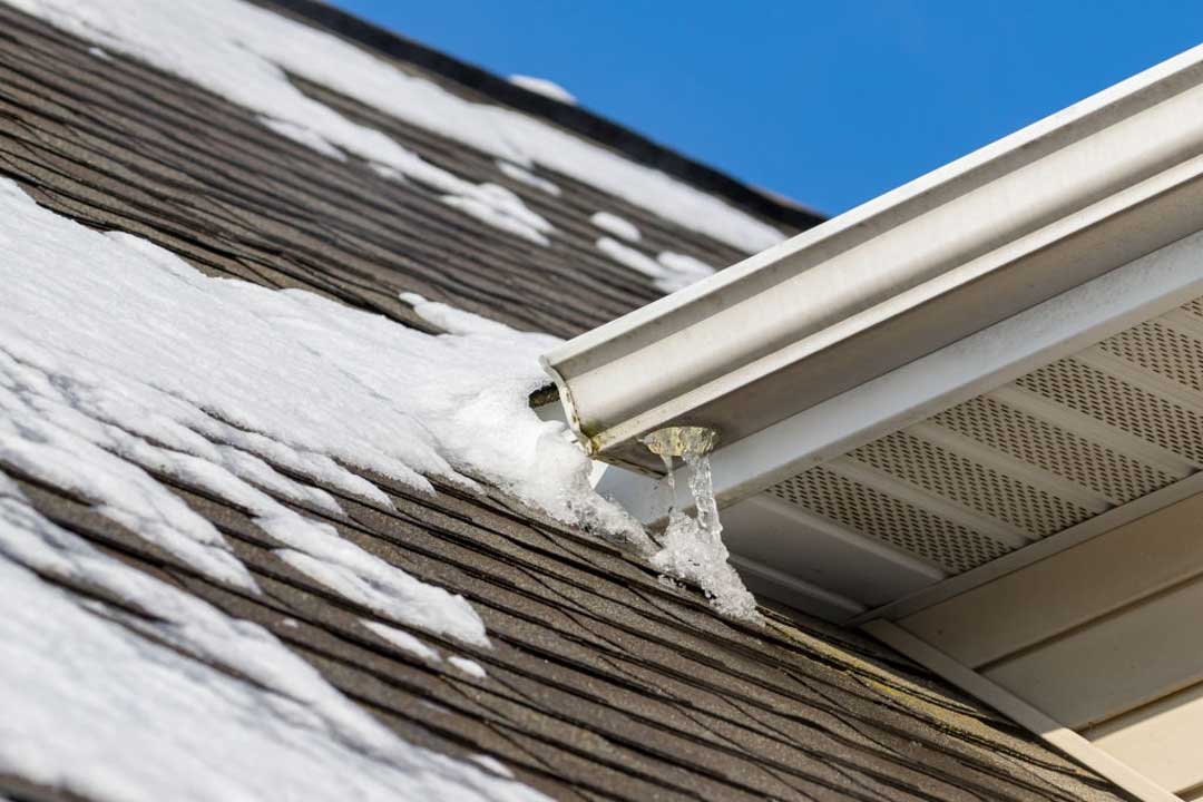 prevent tulsa ice buildup damage gutters